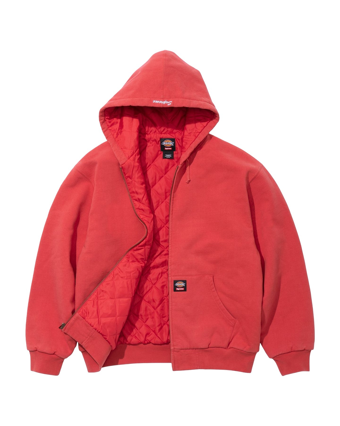 Supreme®/Dickies® Quilted Lined Zip Up Hooded Sweatshirt view 13